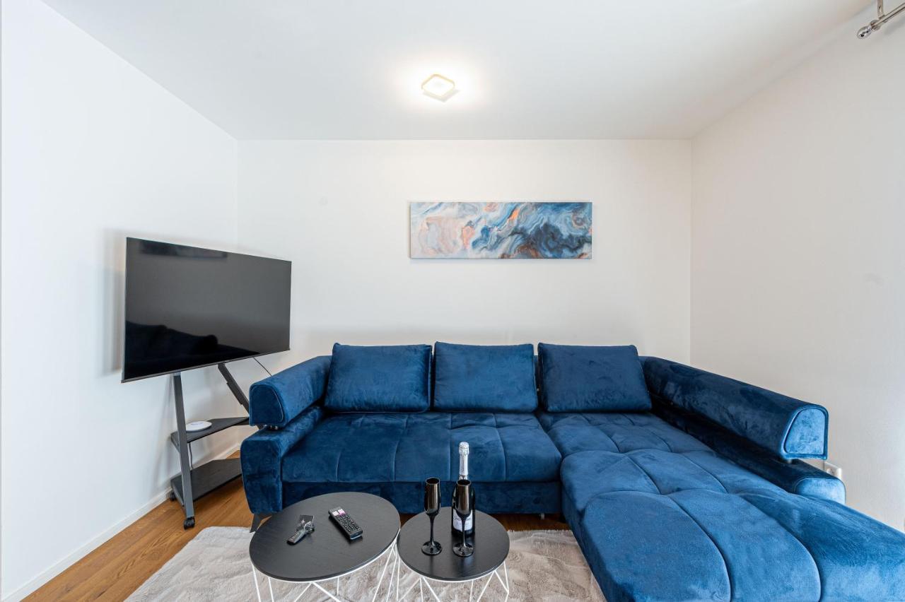 Lit Living: Luxus - Box Spring - Parking - Terrace Leilighet Ludwigshafen am Rhein Eksteriør bilde